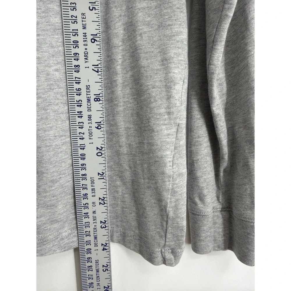 Vineyard Vines Boys Gray Football‎ Whale Long Sleeve Pocket T-Shirt Size L 16